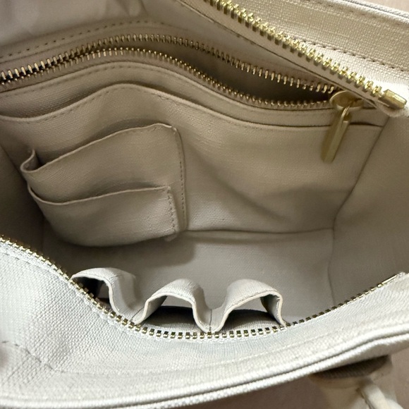 Retired Dagne Dover Tiny Tote in Linen Women's Handbag - Picture 5 of 16